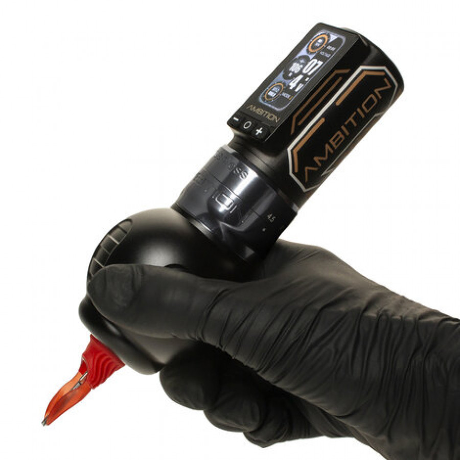 Беспроводная тату машинка Ambition Ninja Max 280 Silver